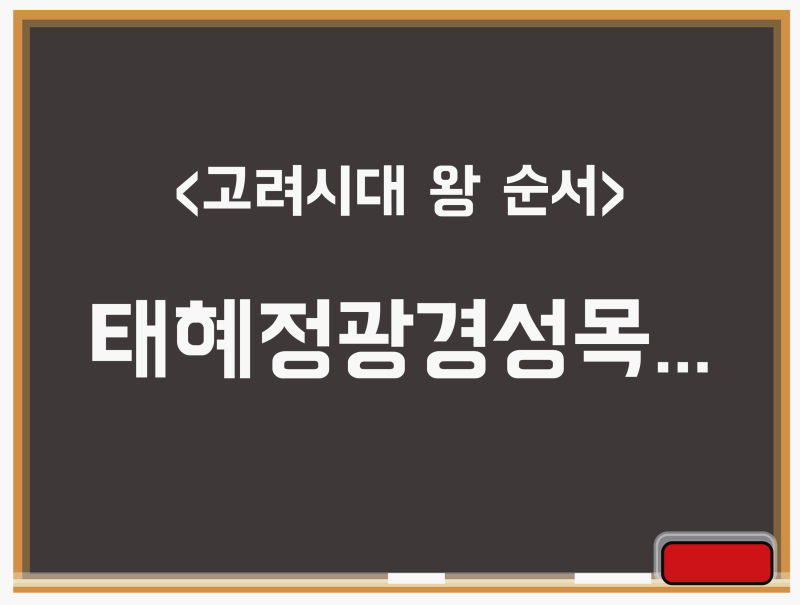 조선시대 왕 순서, 고려시대 왕 순서 및 조선왕조 계보, 고려왕조 계보 (+ 묘호, 조/종) : 네이버 블로그