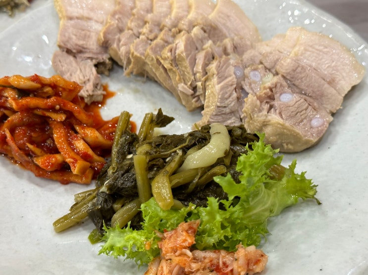  당진맛집 길목|반찬 12가지 수육 서리태 정식|아그로랜드, 합도초등학교 근처 맛집