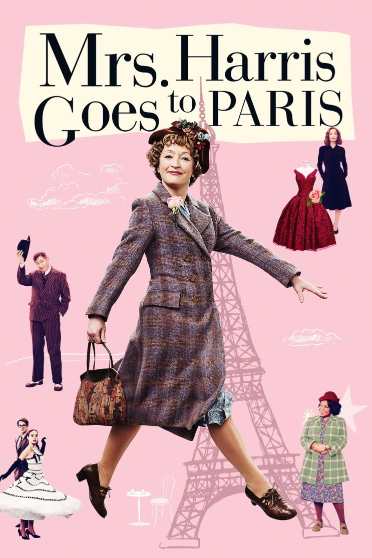  넷플릭스영화, 미시즈해리스파리에가다, Mrs. Harris Goes to Paris, 영국, 2022 줄거리 결론 후기