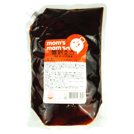  맘스맘 불닭 소스 (2kg x 3개입) 닭발 매운족발 닭꼬치 불닭볶음 숯불향 가득 매콤달콤 맛집 비법