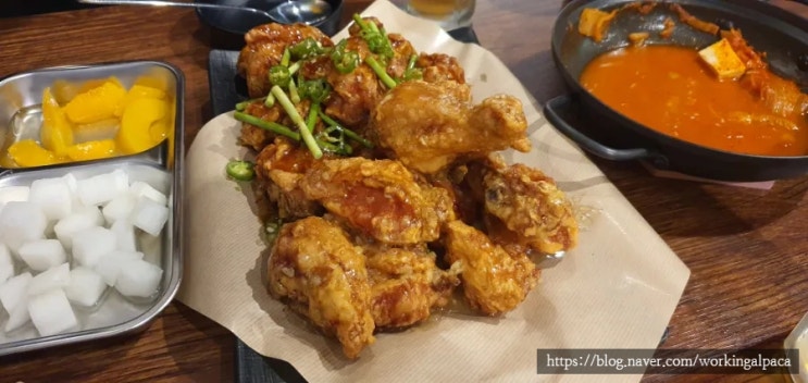 [청주 맛집] 간장이 맛있는 치킨명수(feat. 마늘쫑간장치킨, 내돈내산, 경산공원 산책)