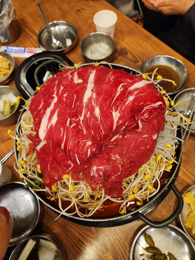  (맛집) " 가산물갈비&백년불고기 "