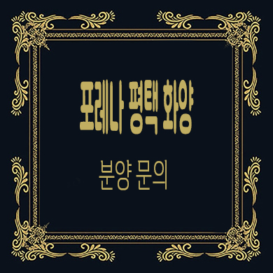  포레나 평택 화양 미분양아파트 화양지구 신규 아파트 줍줍 타입별 분양가 문의