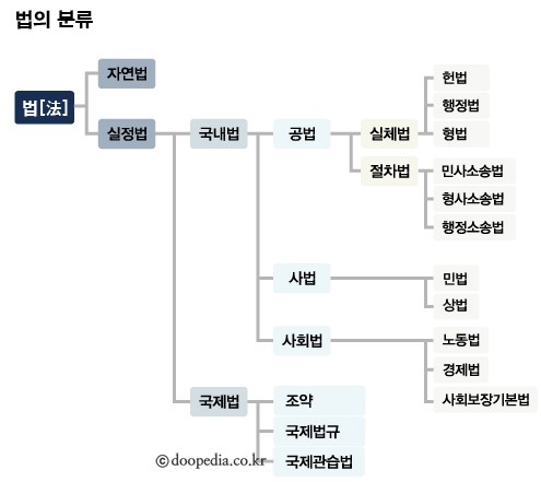  법의 종류