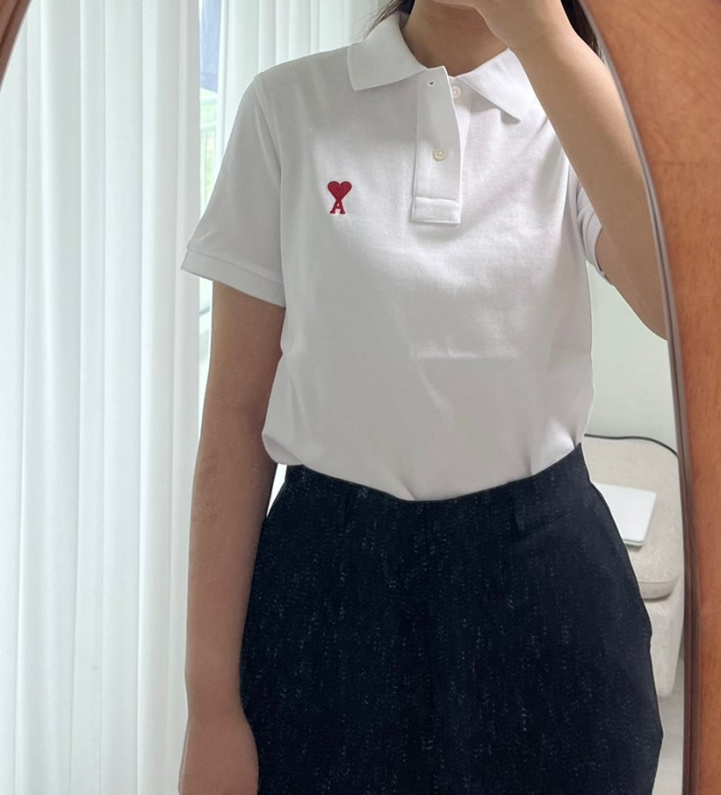 아미 카라티 ami paris 남자 xxs 사이즈 여자 착용 후기