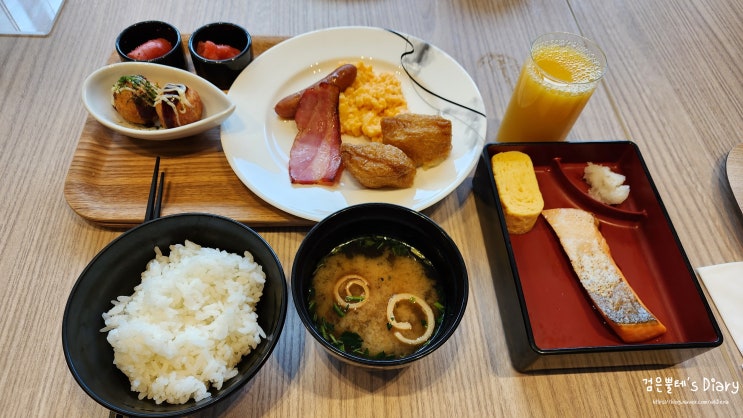 호텔 한큐 리스파이어 오사카 조식뷔페, 일본 오사카 우메다 아이와 아침식사