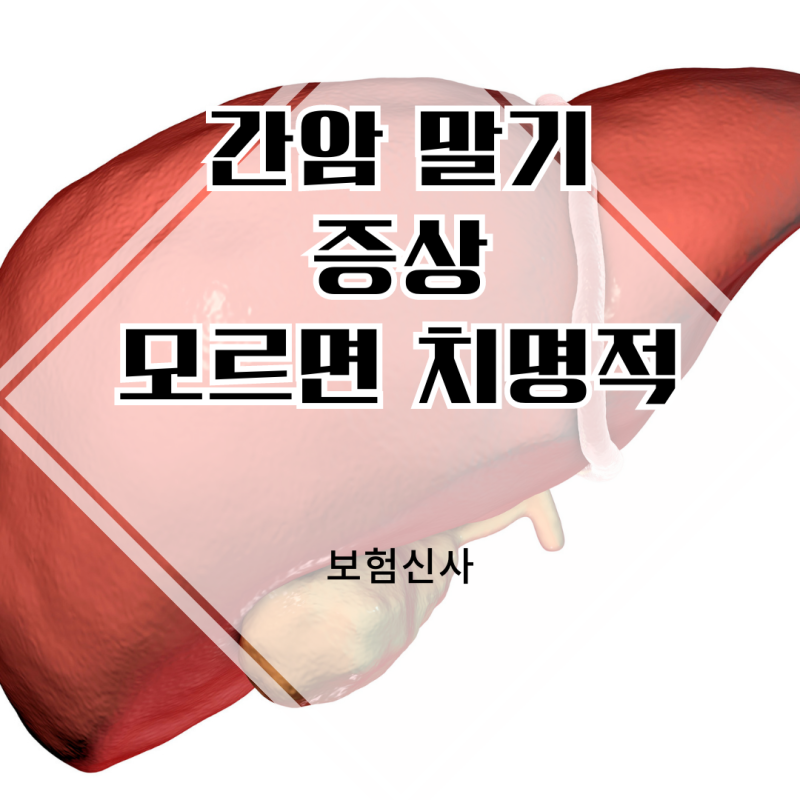 간암말기증상 모르면 치명적
