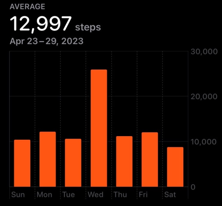  230423-29 걸음, steps