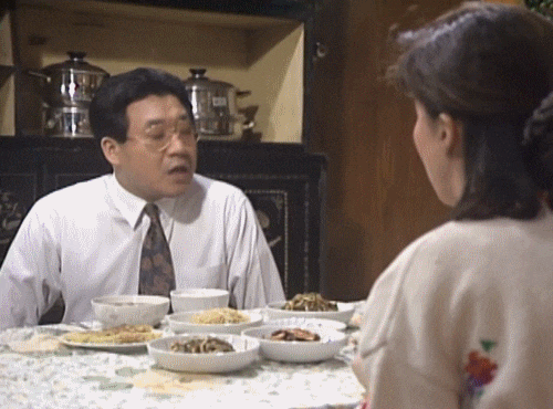 KBS1 일일연속극 옛날의 금잔디(1991) 165회 중 - 말이 씨가 된 정한용의 대사 한 토막 "내 나이에....