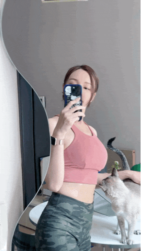  레깅스속옷 버블라임 카모플라쥬 2부쇼츠+티팬티 룰루레몬 눈바디 착용샷[룰루레몬 브라탑 착샷]