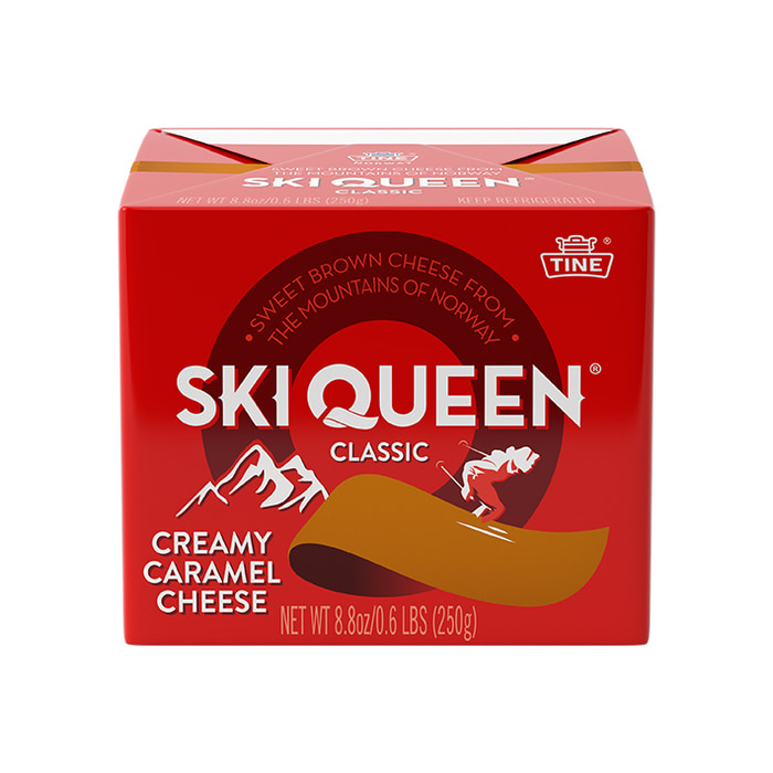  서울우유 티네 스키퀸 브라운 치즈 (250g x 10개입) 크리미 캬라멜 갈아먹는 치즈 크로플 와플 크로와상 샌드위치 샐러드 토핑