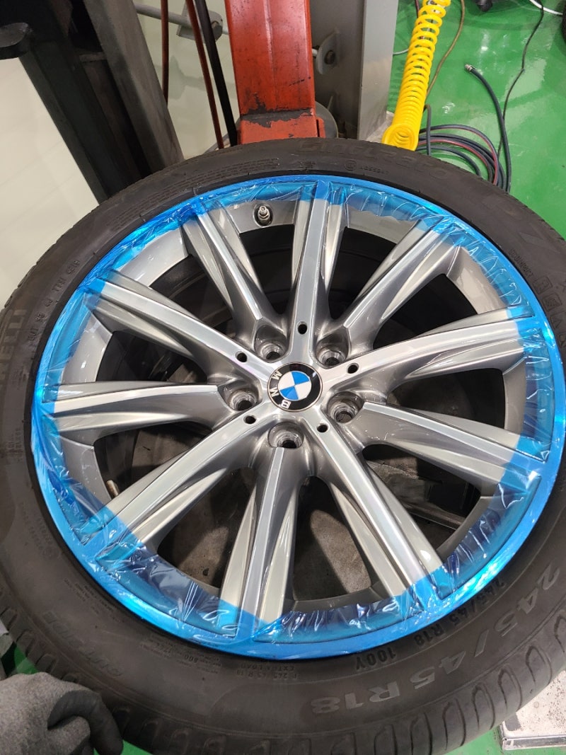 경기 오산 외삼미로 / 휠복원/도색 / BMW / 5시리즈