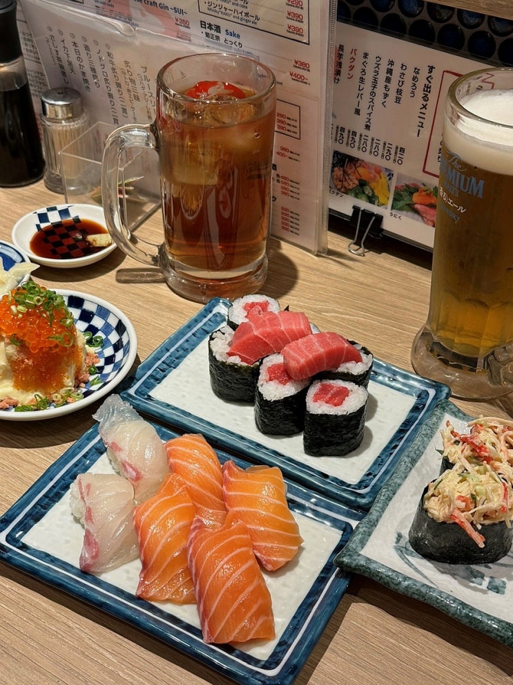  오사카 스시맛집 난바역 난바워크 스시찐찐맛집!! ‘스시사카바사시스’ (여긴 오사카 필수 코스여야만 한다)