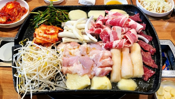  인천 모래내시장 맛집 추천 : 삽교소곱창에서 한우모듬구이, 소곱창전골 먹고 왔어요!