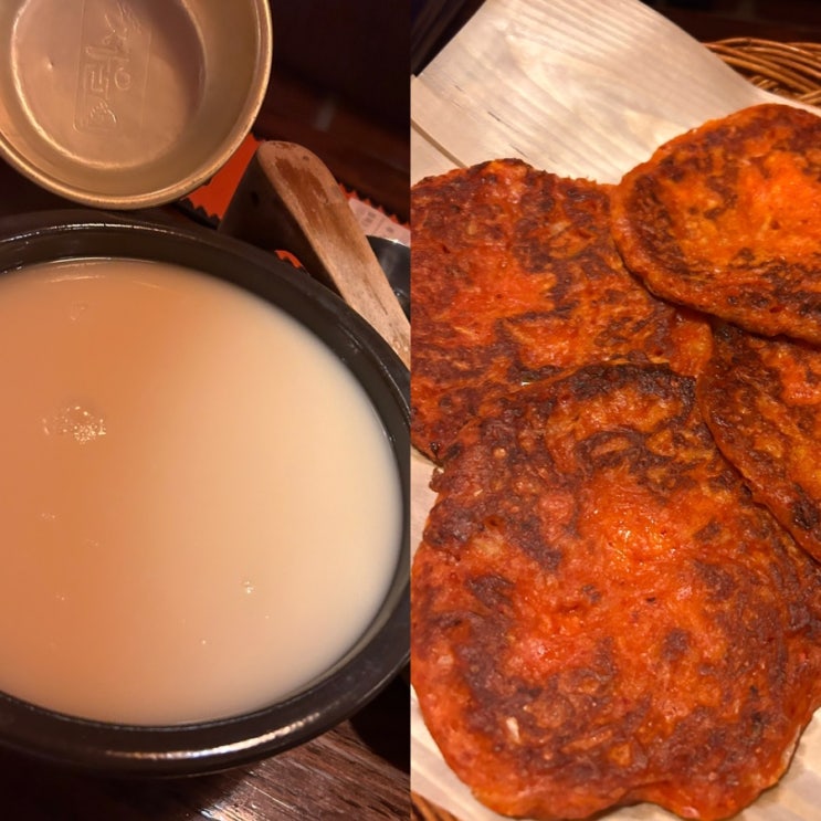  강남 전집 월매네주막 김치전에 동동주 조합 진짜 너무 맛있는거 아닌가요?