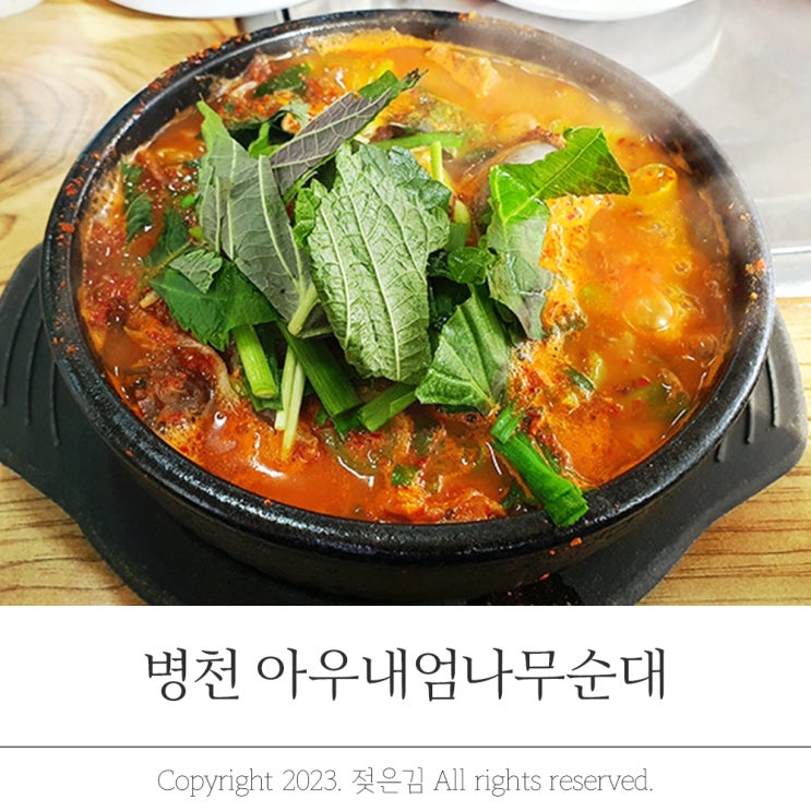 병천순대국밥 얼큰이 1티어 맛집 아우내엄나무순대