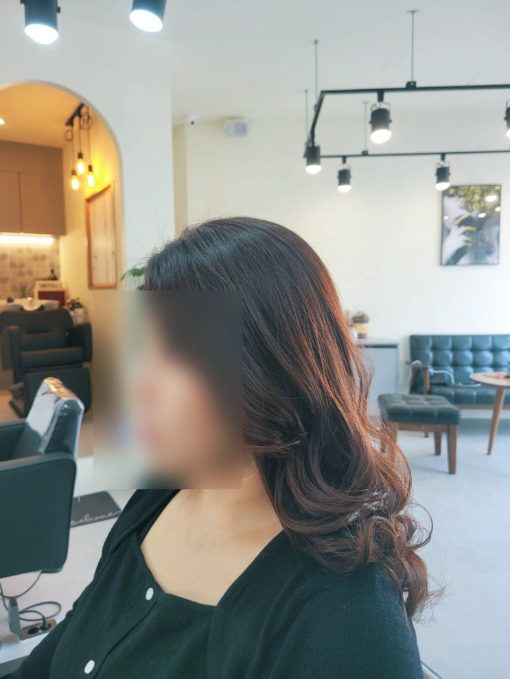  창원미용실, 미르샾헤어에서 자연스러운 아이롱드라이!