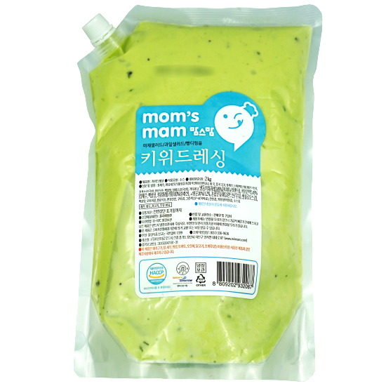  맘스맘 키위 드레싱 (2kg x 3개입) 샐러드 샌드위치 냉장