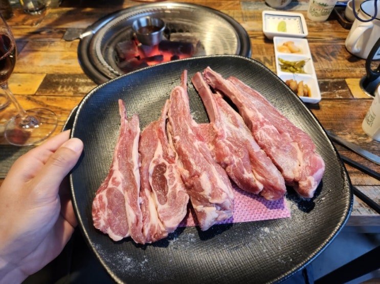  경기 광주 (오포) 친절한 맛집 칠칠벽돌집 ( 양갈비 숯불구이 )