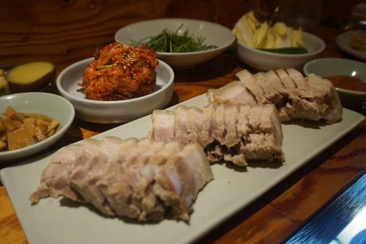 부산 해운대 장산역 술집 제주도식 보쌈이 맛있는 주안상