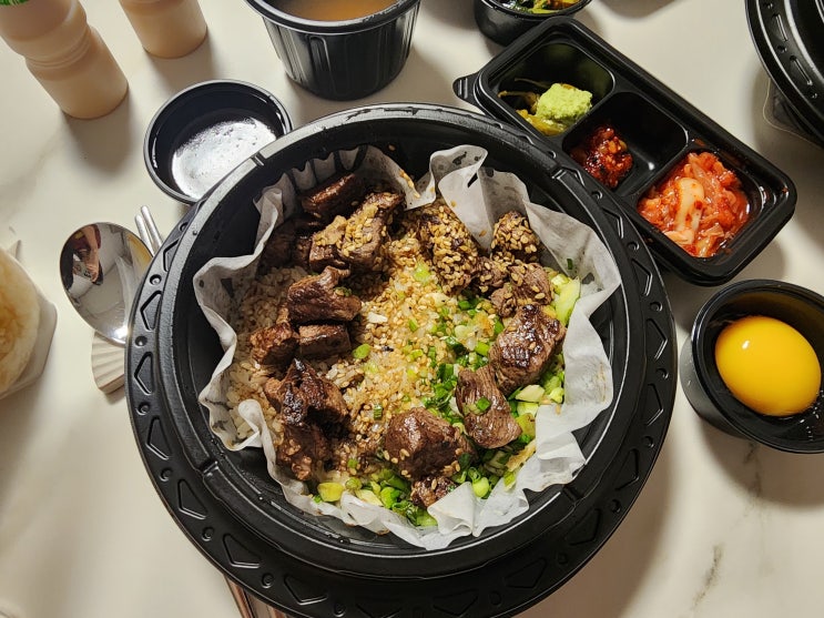  위례 맛집 솔솥 배달후기, 스테이크솥밥 장어솥밥