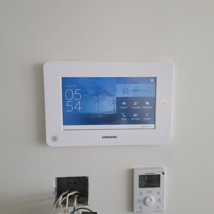  송파구 신천동 더샵스타리버 삼성비디오폰 SHT-8820, 삼성도어락 SHP-DP960, 무선연동기 설치 후기