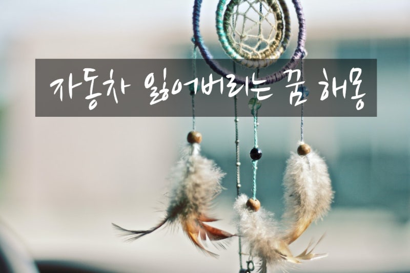 자동차 잃어버리는 꿈 깔끔하게 해석해드립니다.