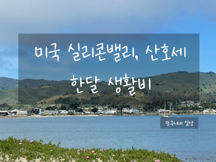  미국 생활] 미국 실리콘밸리, 산호세 2인 가족 생활비 - 2023년 4월
