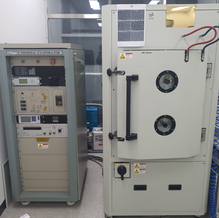  진공종합상사_ULTECH Thermal Evaporator 서멀 겸 전자빔 증착기 500파이(중고)