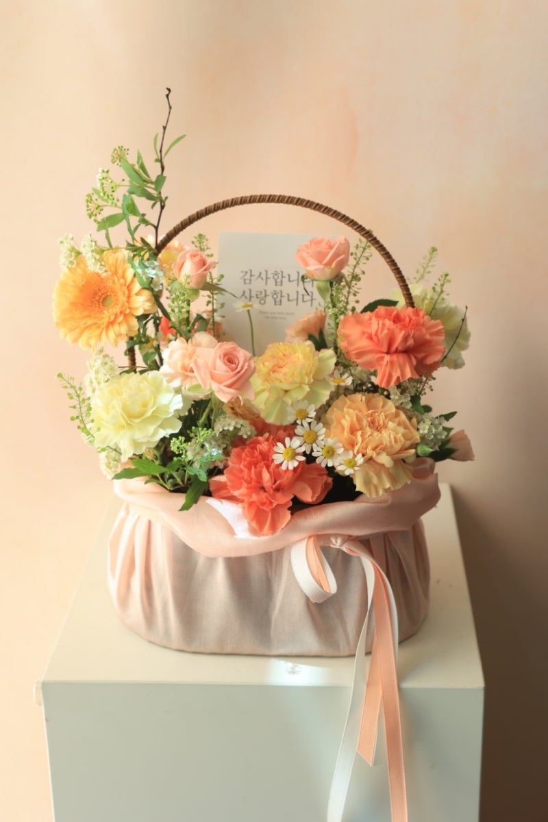 인천 청라꽃집 카네이션 꽃바구니 배달 : 네이버 블로그