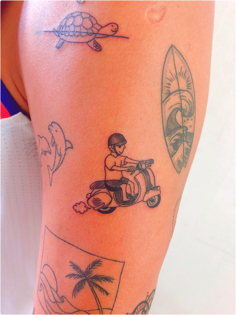 수원타투 설화 예쁘게 성공! : 네이버 블로그, image size:800x1067