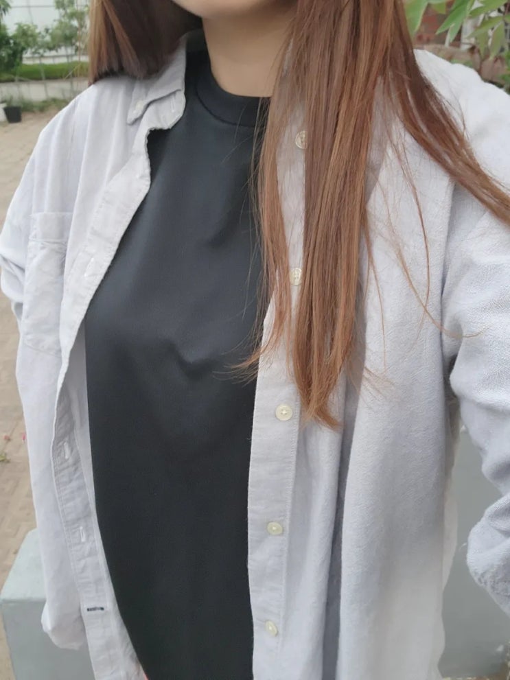  라라이츄 무지 기본 반팔티 라운드 기본 면티 남여공용 추천 편해요!