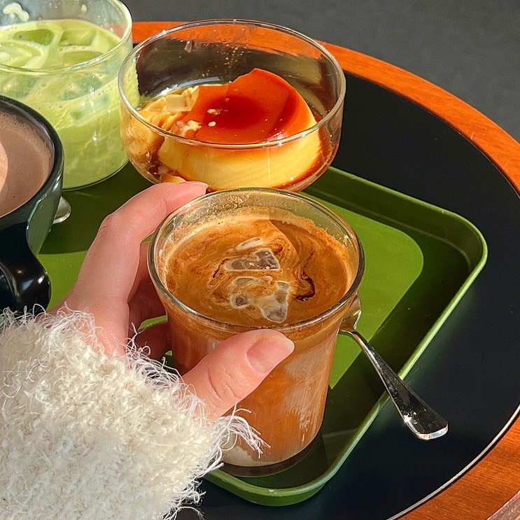  안산 고잔동 포터블커피(portable coffee), 커스타드 푸딩 맛집 꿀조합 추천
