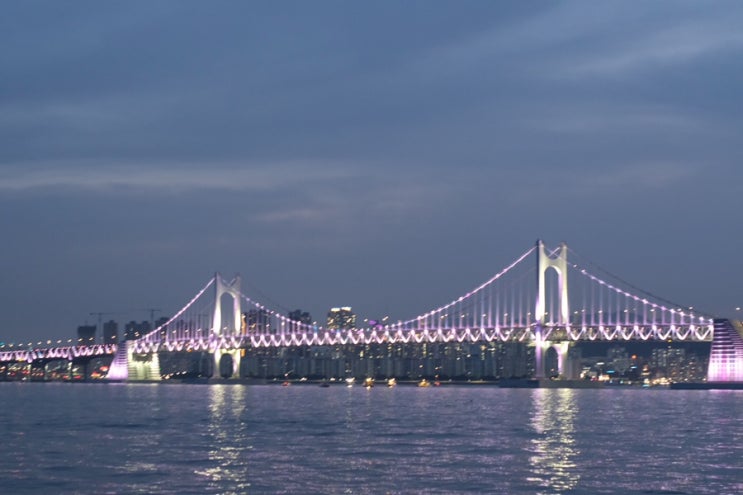  3. 모녀여행, 부산 해운대 야경 유람선