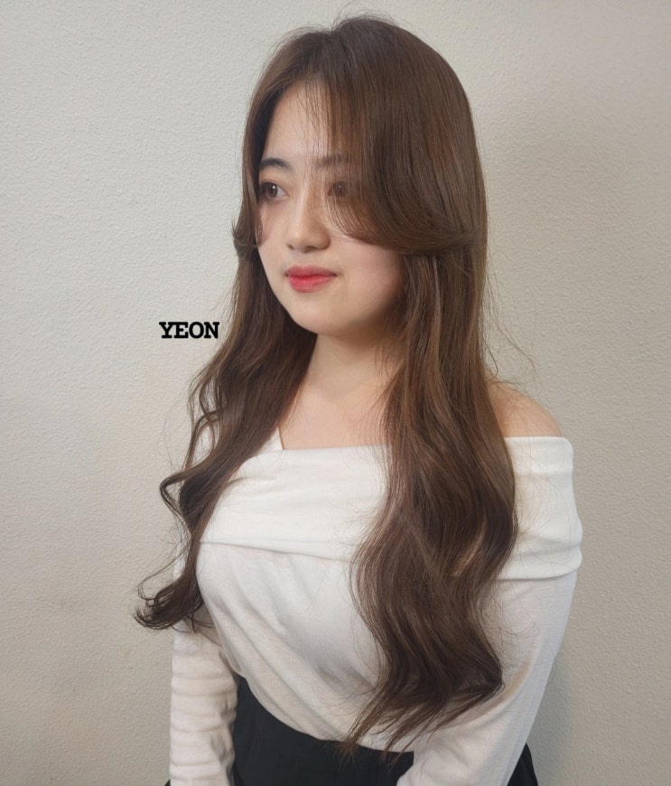  둔촌둔촌오륜올림픽파크포레온미용실 여자 애쉬바이올렛 브라운 톤다운염색 연디자이너 연쌤