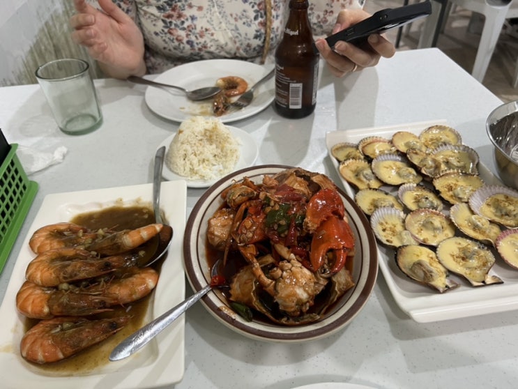  저렴하게 먹을수 있는 보라카이 해산물 맛집 : 사바비 레스토랑