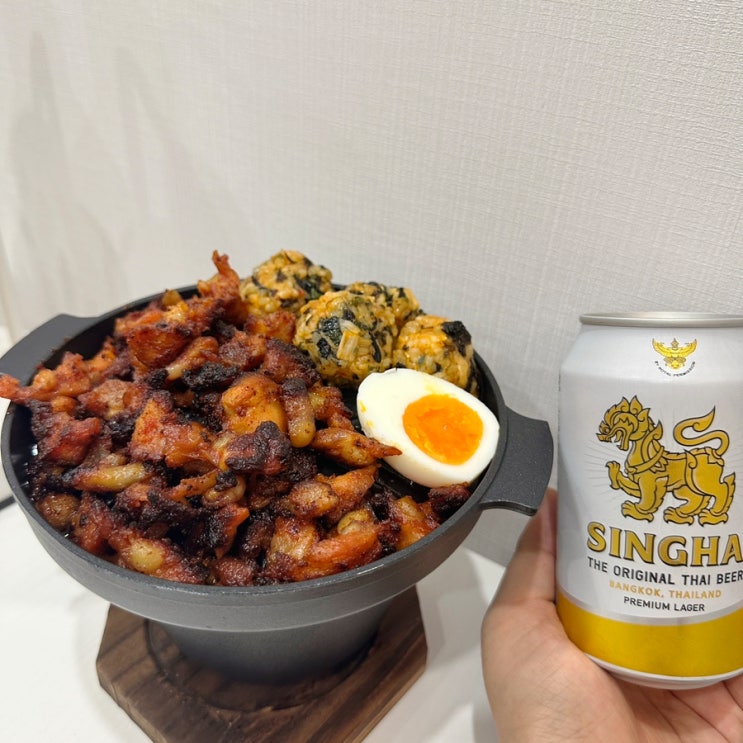  혼술안주로 제격 우리집포차 닭연골직화구이