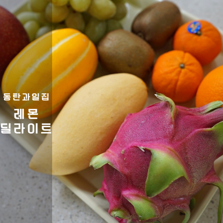  동탄 반송동 과일가게 레몬 딜라이트 과일 바구니 선물세트