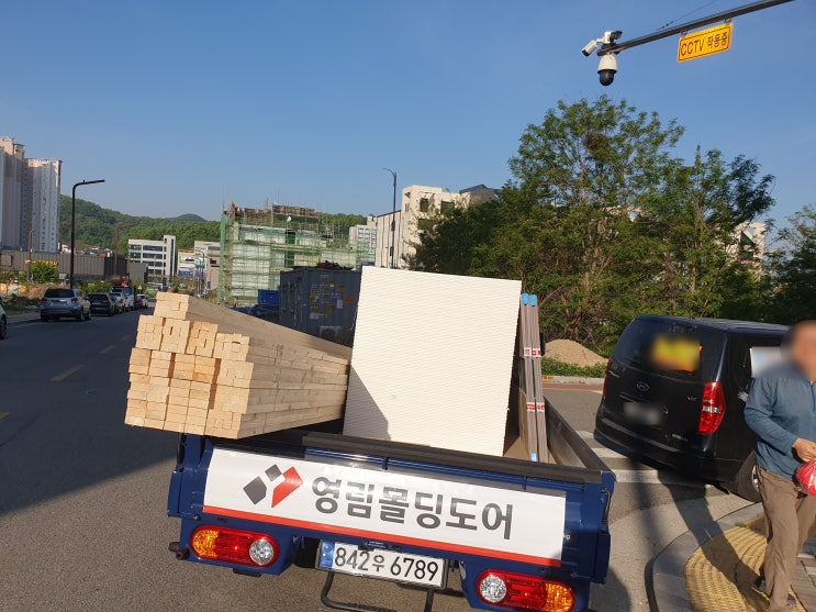 [납품사례] 화성시 남양읍 신축건물 1층상가인테리어 현장 자재 납품