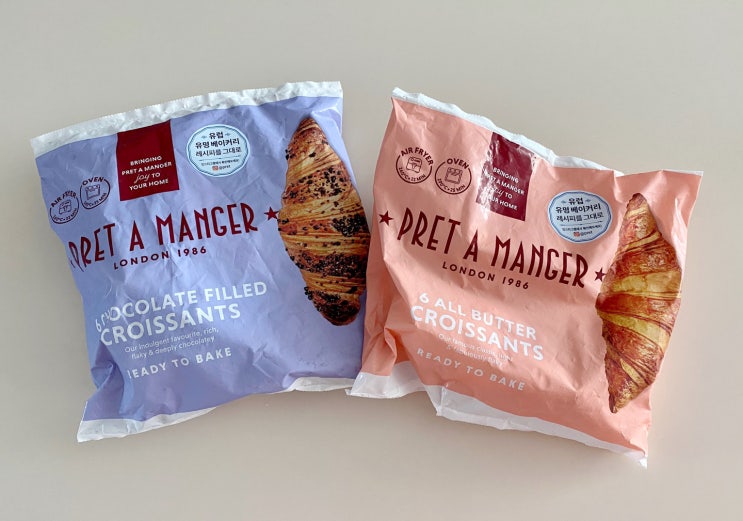  홈플러스, Pret A Manger 프레타망제 버터 크루아상 &  초콜릿 크루아상 생지 후기