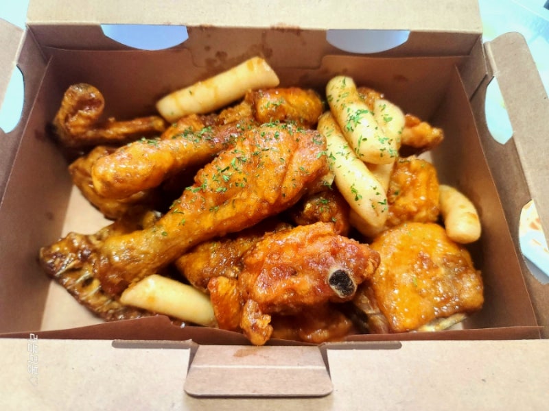 찐이야숯불두마리치킨 죽림점 통영 치킨 맛집 죽림 치킨 배달 추천
