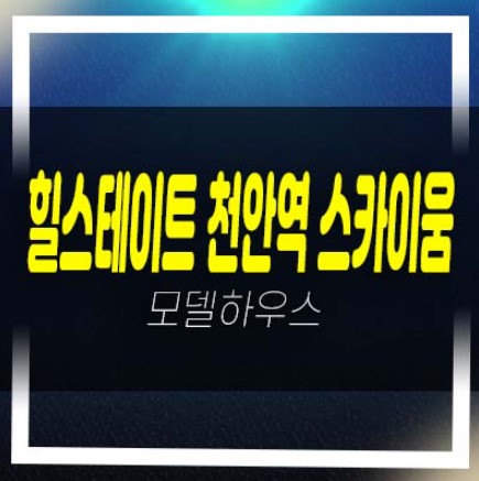  05-06 힐스테이트 천안역 스카이움 성정동 미분양아파트 잔여세대 분양가 주택전시관 현대건설 투자자,실거주 신축공사 주담대 생애최초,무주택자 현장입지 분양상품