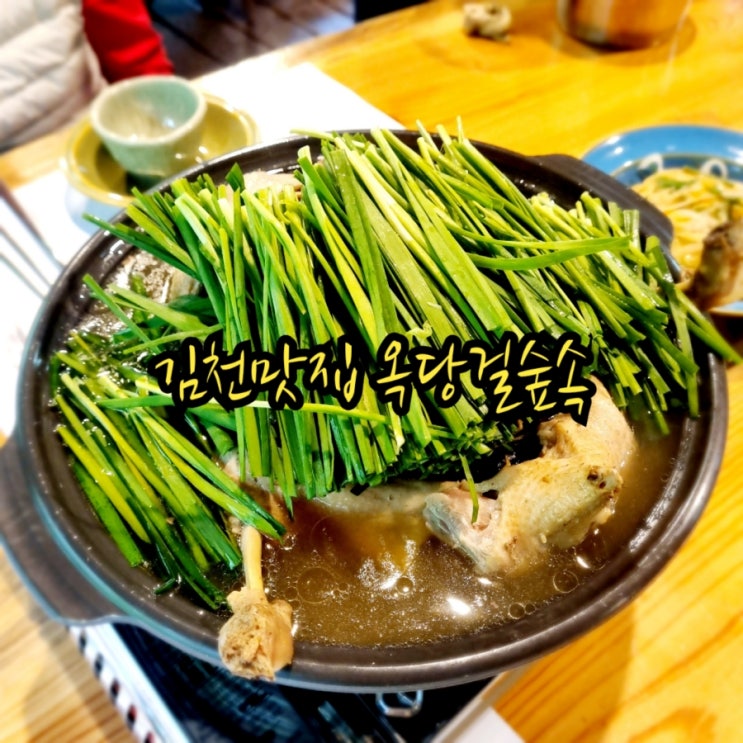  김천시 농가맛집 옥당걸숲속 feat 한방오리백숙 맛집
