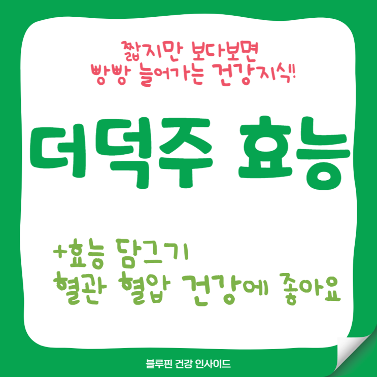  더덕주 효능 담그기 혈관 혈압 건강에 좋아요