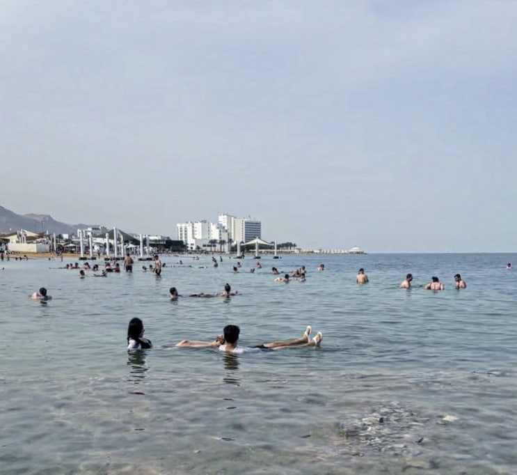  [이스라엘 여행] 부활절 이스라엘 태교여행 2일차 - Kalia beach 사해 투어 & 안식일에 Ein bokek 가기
