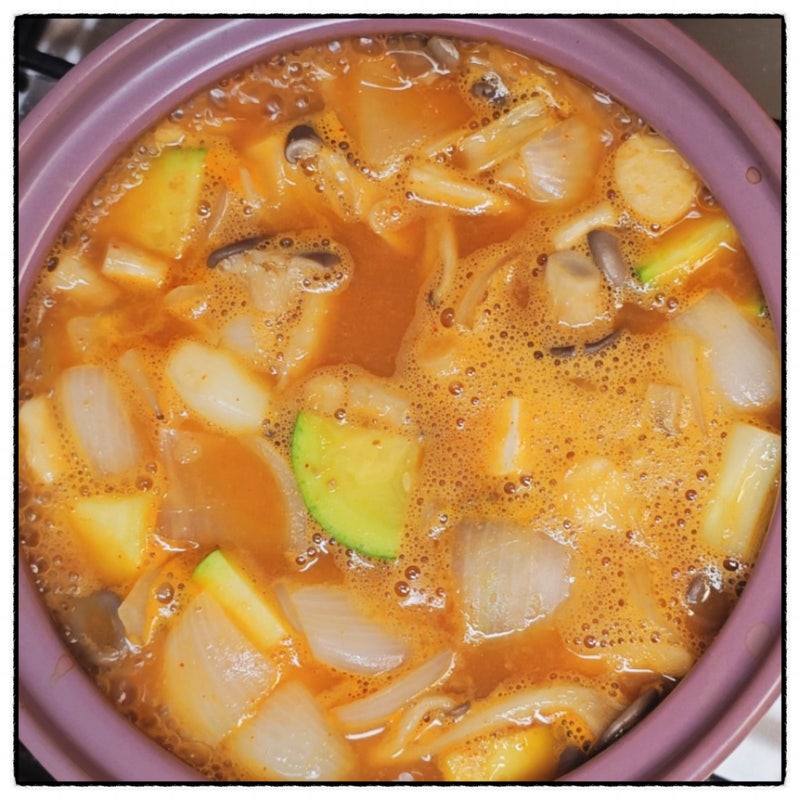 내돈내산 다담고깃집된장찌개 양념 활용 된장찌개레시피