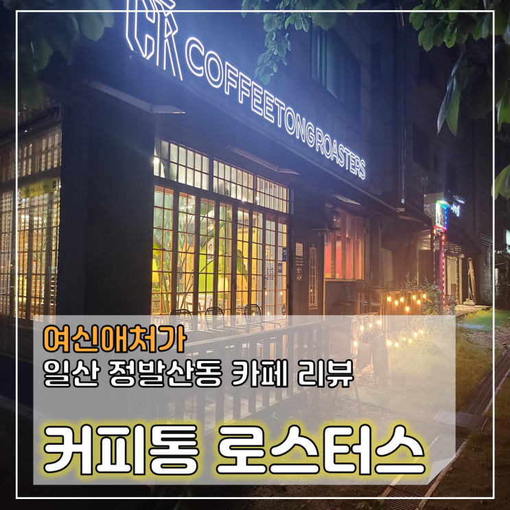  편안한 커피통 로스터스, 일산 카페 모임 맛집 추천
