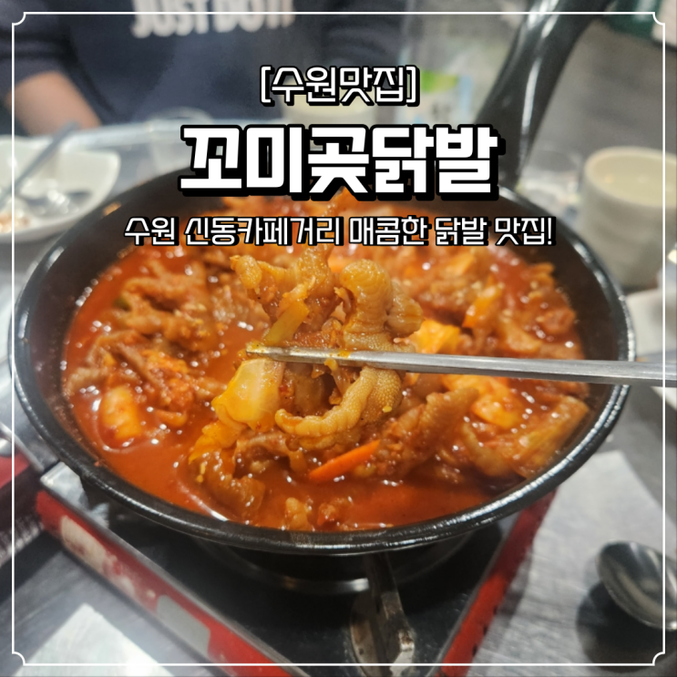  신동 술집 매콤한 꼬미곶닭발