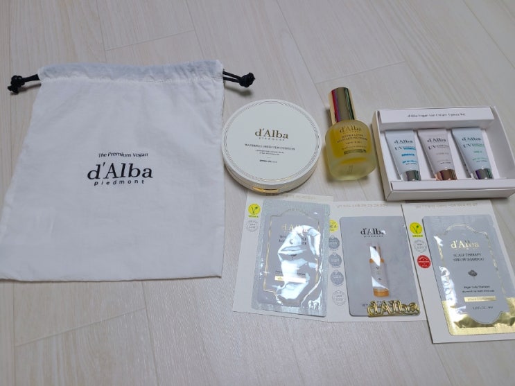  피치슈 최애 화장품 달바(d'Alba)