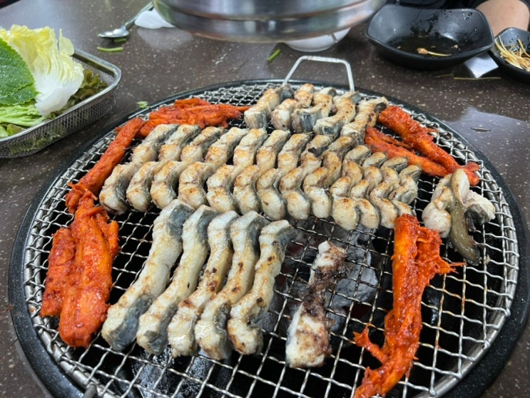  수락산 산행 후 몸보신.  장어 효능과 장어 칼로리 확인 및 수락산 장어 먹방 후기(feat. 더덕무침)